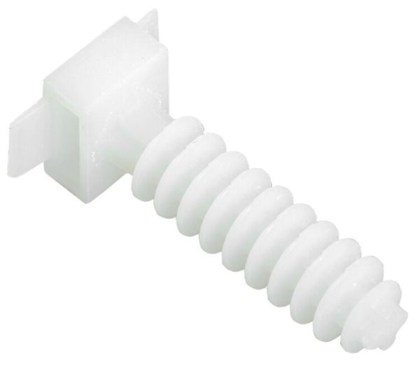 База дюбельная БД 30х10мм под хомут белая (100 шт) | UHP32-30-10-100-K01 | IEK