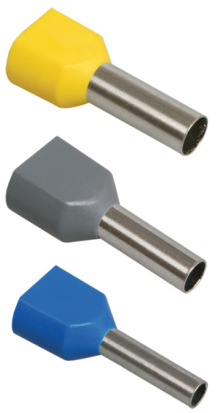 Наконечник-гильза НГИ2 1.0-8 (светло-зеленый. 20шт) | UTE10-4-D2-2-100 | IEK