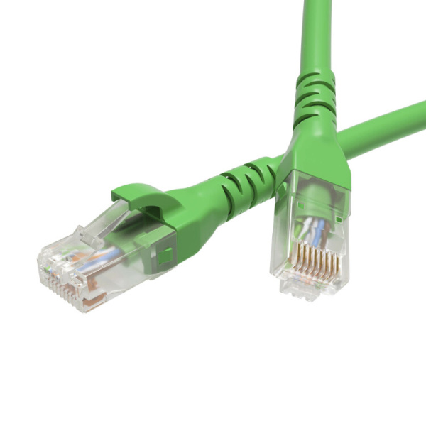 Патч-корд неэкранированный CAT5E U/UTP 4х2, LSZH, зелёный, 10.0м | RN5EUU4500GN | DKC
