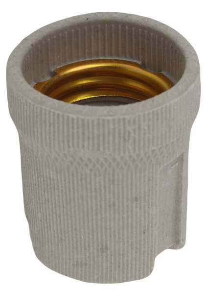 Патрон Е27 подвесной,керамика, белый (x50) | Б0043694 | ЭРА